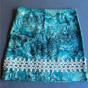 Lilly Pulitzer Dark n’ Stormy skirt size 4